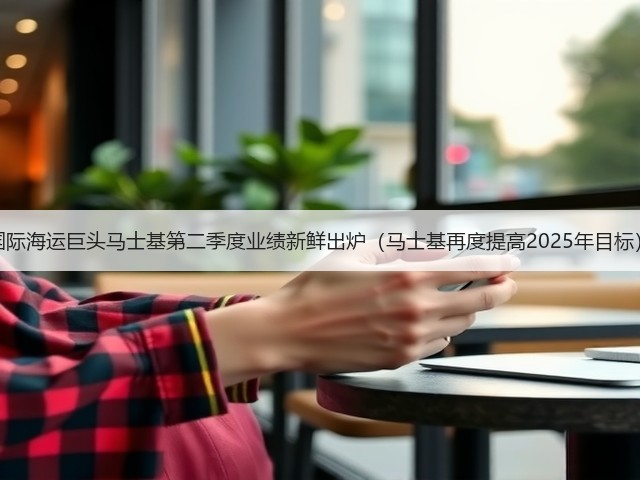 国际海运巨头马士基第二季度业绩新鲜出炉（马士基再度提高2025年目标）(图1)