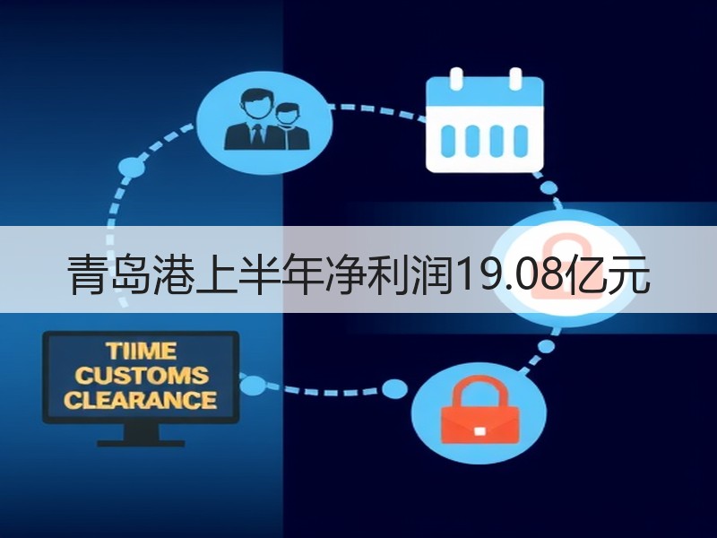 青岛港上半年净利润19.08亿元