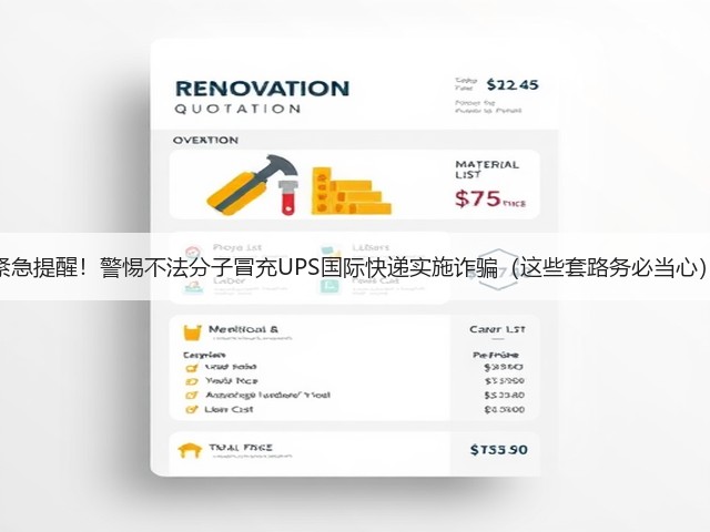 紧急提醒!警惕不法分子冒充UPS国际快递实施诈骗(这些套路务必当心)(图3) 紧急提醒!警惕不法分子冒充UPS国际快递实施诈骗(这些套路务必当心)(图3)