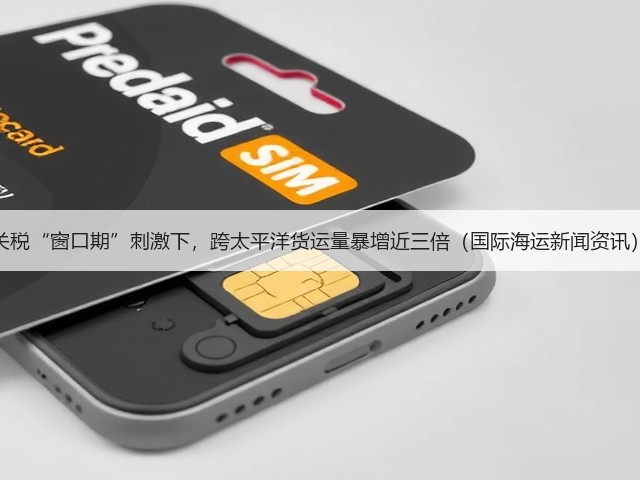 关税“窗口期”刺激下,跨太平洋货运量暴增近三倍(国际海运新闻资讯)(图1) 关税“窗口期”刺激下,跨太平洋货运量暴增近三倍(国际海运新闻资讯)(图1)