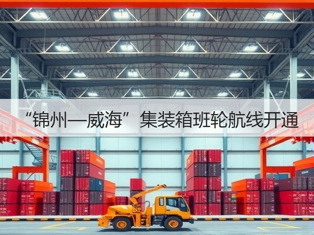“锦州—威海”集装箱班轮航线开通(图3) “锦州—威海”集装箱班轮航线开通(图3)