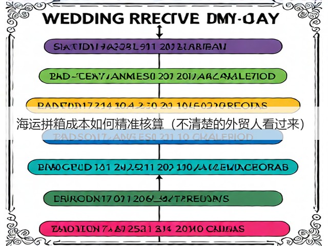 海运拼箱成本如何精准核算(不清楚的外贸人看过来)(图1) 海运拼箱成本如何精准核算(不清楚的外贸人看过来)(图1)