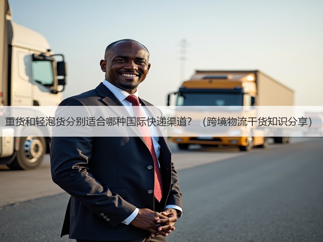 重货和轻泡货分别适合哪种国际快递渠道?(跨境物流干货知识分享)(图1) 重货和轻泡货分别适合哪种国际快递渠道?(跨境物流干货知识分享)(图1)
