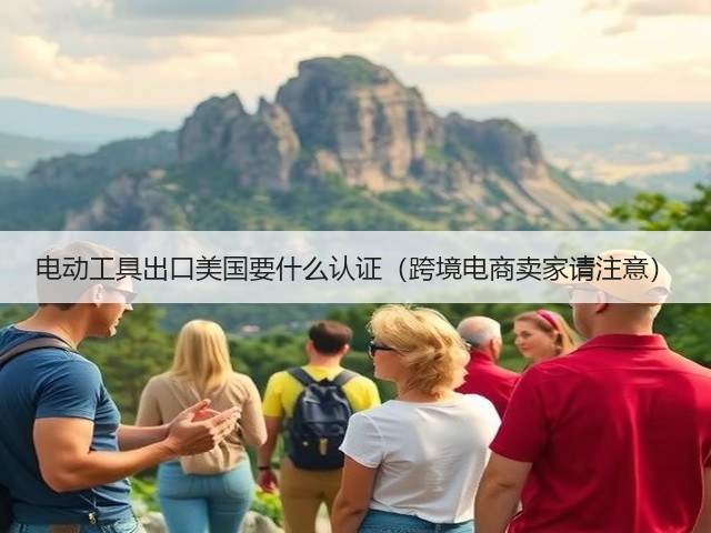 电动工具出口美国要什么认证（跨境电商卖家请注意）(图1)