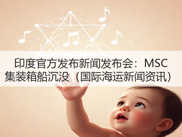 印度官方发布新闻发布会：MSC 集装箱船沉没（国际海运新闻资讯）(图3)
