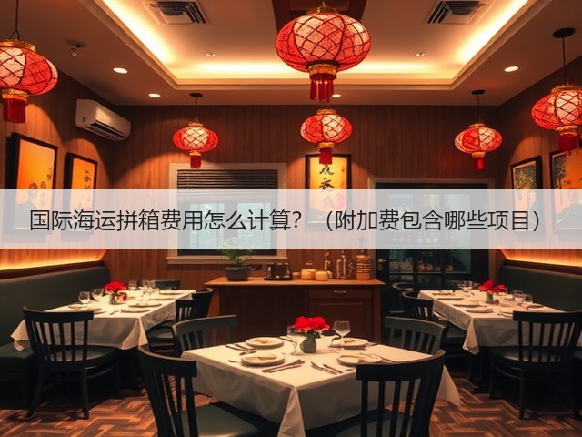 国际海运拼箱费用怎么计算?(附加费包含哪些项目)(图1) 国际海运拼箱费用怎么计算?(附加费包含哪些项目)(图1)
