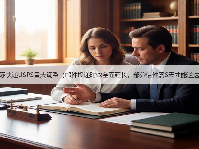 国际快递USPS重大调整（邮件投递时效全面延长，部分信件需6天才能送达）(图1)