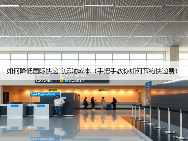 如何降低国际快递的运输成本（手把手教你如何节约快递费）(图3)