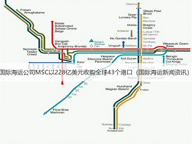国际海运公司MSC以228亿美元收购全球43个港口(国际海运新闻资讯)(图1) 国际海运公司MSC以228亿美元收购全球43个港口(国际海运新闻资讯)(图1)