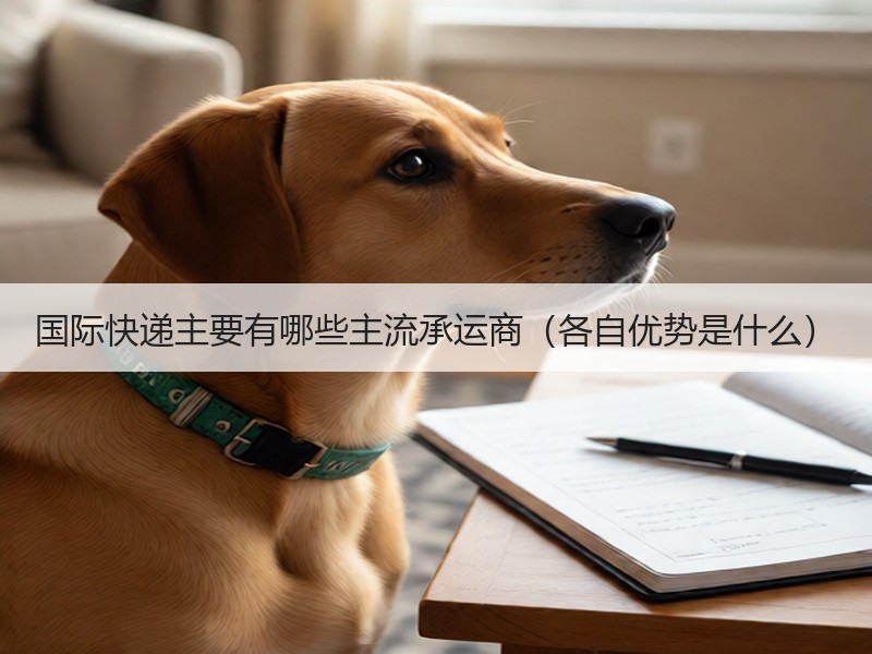 国际快递主要有哪些主流承运商（各自优势是什么）