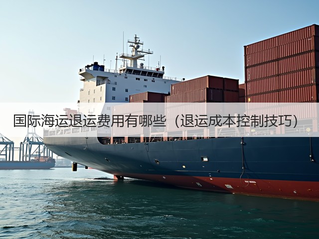 国际海运退运费用有哪些(退运成本控制技巧)(图3) 国际海运退运费用有哪些(退运成本控制技巧)(图3)