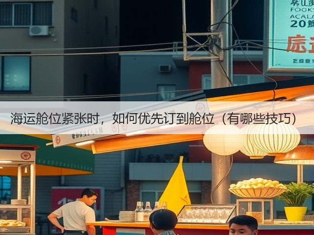 海运舱位紧张时,如何优先订到舱位(有哪些技巧)(图1) 海运舱位紧张时,如何优先订到舱位(有哪些技巧)(图1)