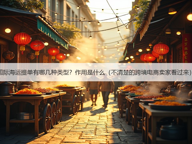 国际海运提单有哪几种类型?作用是什么(不清楚的跨境电商卖家看过来)(图1) 国际海运提单有哪几种类型?作用是什么(不清楚的跨境电商卖家看过来)(图1)