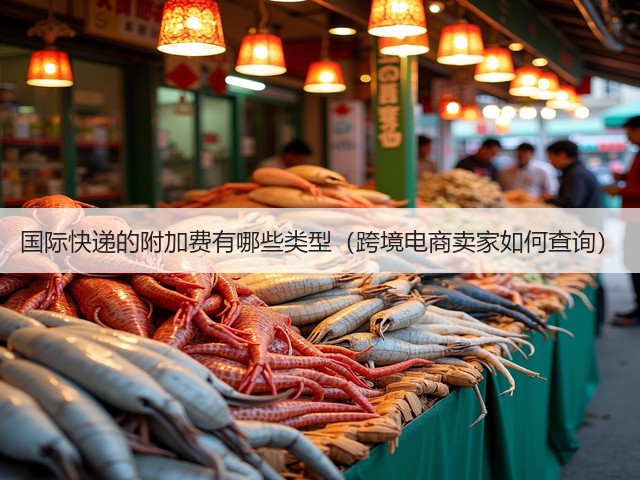 国际快递的附加费有哪些类型（跨境电商卖家如何查询）(图1)