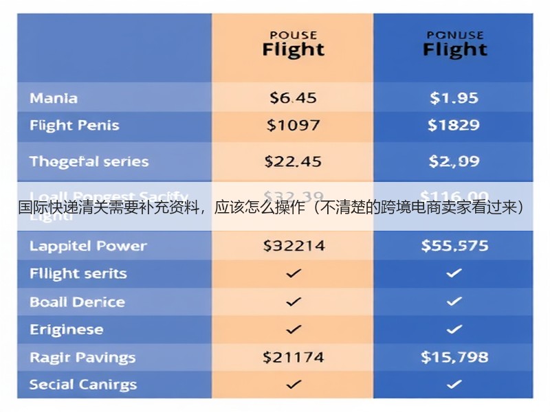 国际快递清关需要补充资料，应该怎么操作（不清楚的跨境电商卖家看过来）