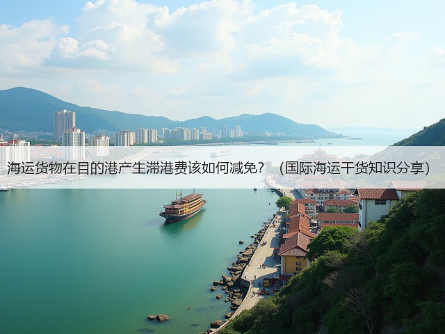 海运货物在目的港产生滞港费该如何减免？（国际海运干货知识分享）(图1)