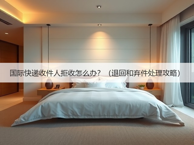 国际快递收件人拒收怎么办?(退回和弃件处理攻略)(图1) 国际快递收件人拒收怎么办?(退回和弃件处理攻略)(图1)