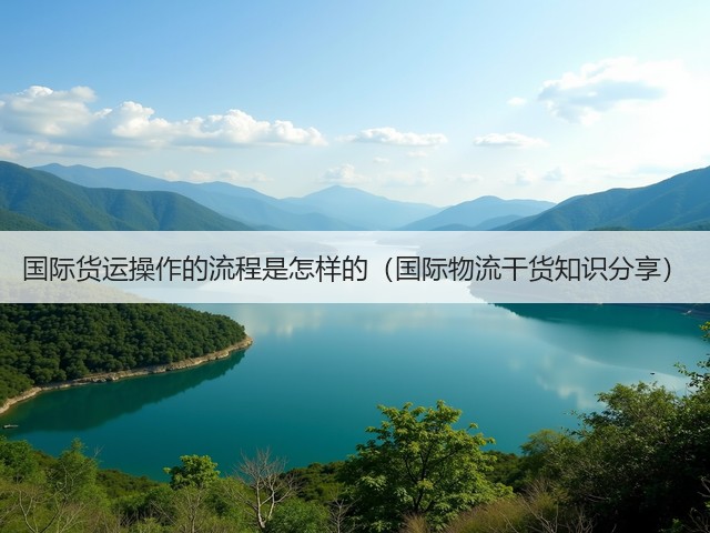 国际货运操作的流程是怎样的（国际物流干货知识分享）(图1)