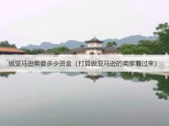 做亚马逊需要多少资金（打算做亚马逊的卖家看过来）(图1)