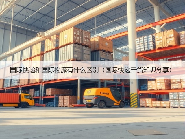 国际快递和国际物流有什么区别（国际快递干货知识分享）(图3)