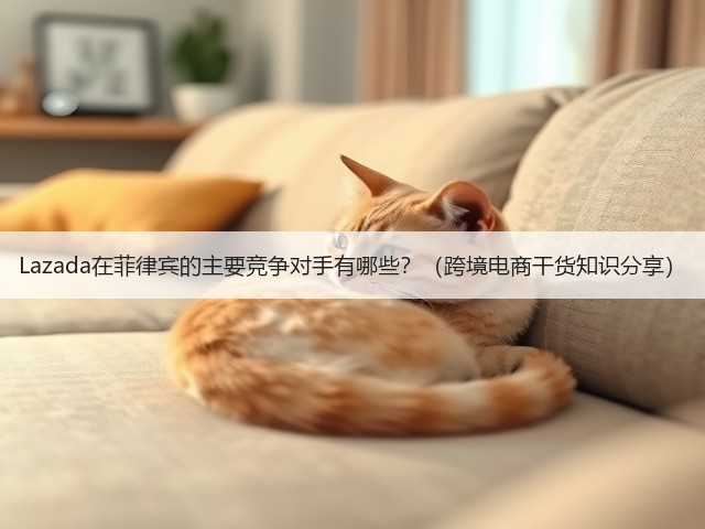 Lazada在菲律宾的主要竞争对手有哪些？（跨境电商干货知识分享）(图1)