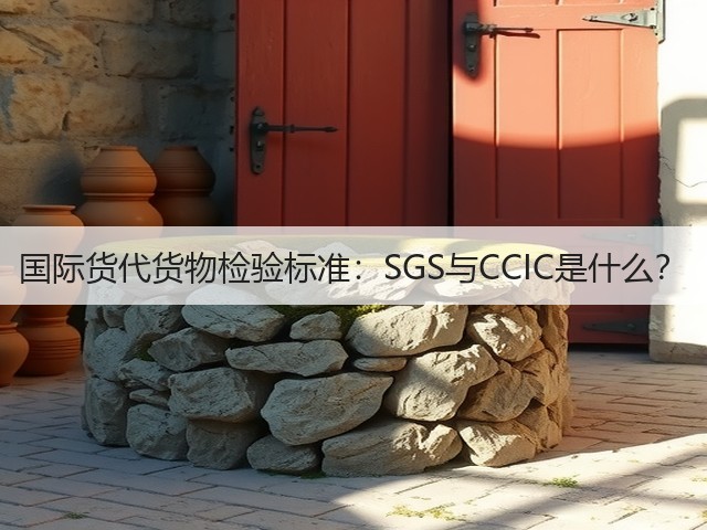 国际货代货物检验标准:SGS与CCIC是什么?(图1) 国际货代货物检验标准:SGS与CCIC是什么?(图1)