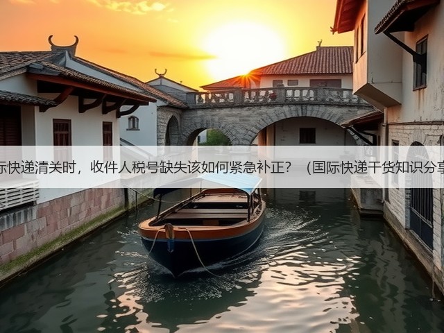 国际快递清关时，收件人税号缺失该如何紧急补正？（国际快递干货知识分享）(图3)