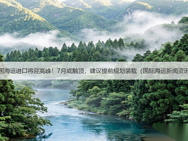 美国海运进口将迎高峰!7月或触顶,建议提前规划装载(国际海运新闻资讯)(图3) 美国海运进口将迎高峰!7月或触顶,建议提前规划装载(国际海运新闻资讯)(图3)