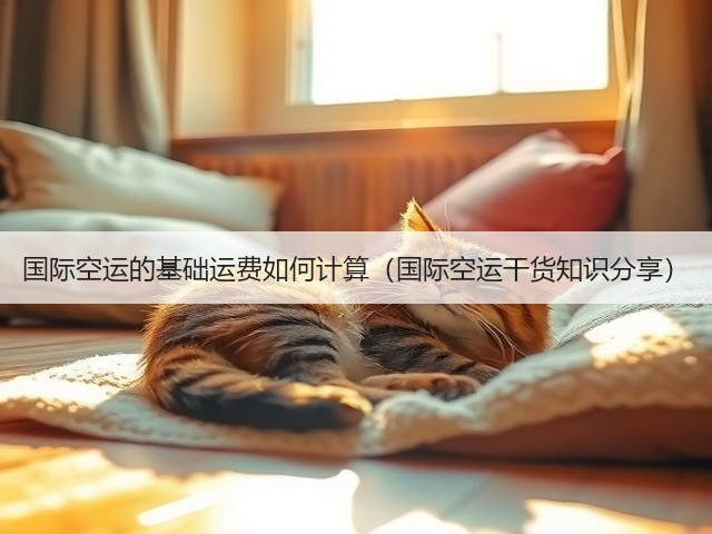 国际空运的基础运费如何计算(国际空运干货知识分享)(图1) 国际空运的基础运费如何计算(国际空运干货知识分享)(图1)