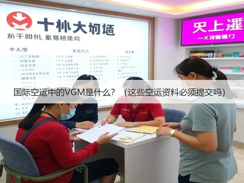 国际空运中的VGM是什么？（这些空运资料必须提交吗）