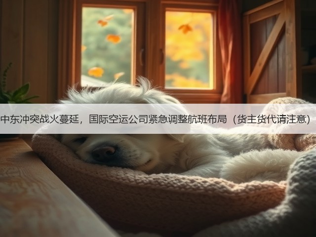 中东冲突战火蔓延,国际空运公司紧急调整航班布局(货主货代请注意)(图1) 中东冲突战火蔓延,国际空运公司紧急调整航班布局(货主货代请注意)(图1)