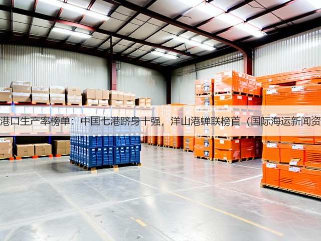 全球港口生产率榜单：中国七港跻身十强，洋山港蝉联榜首（国际海运新闻资讯）(图3)