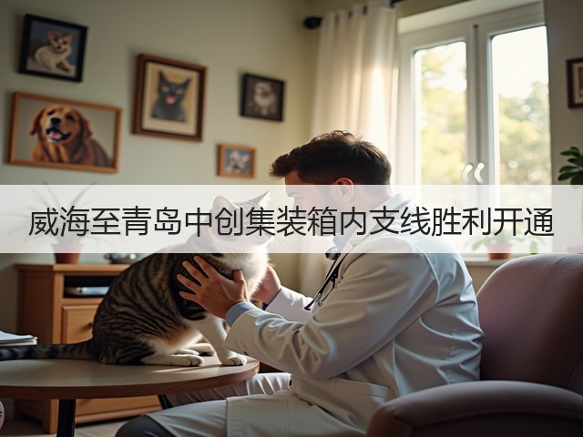 威海至青岛中创集装箱内支线胜利开通(图1)