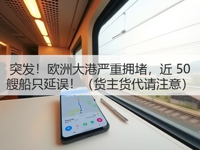 突发!欧洲大港严重拥堵,近 50 艘船只延误!(货主货代请注意)(图3) 突发!欧洲大港严重拥堵,近 50 艘船只延误!(货主货代请注意)(图3)