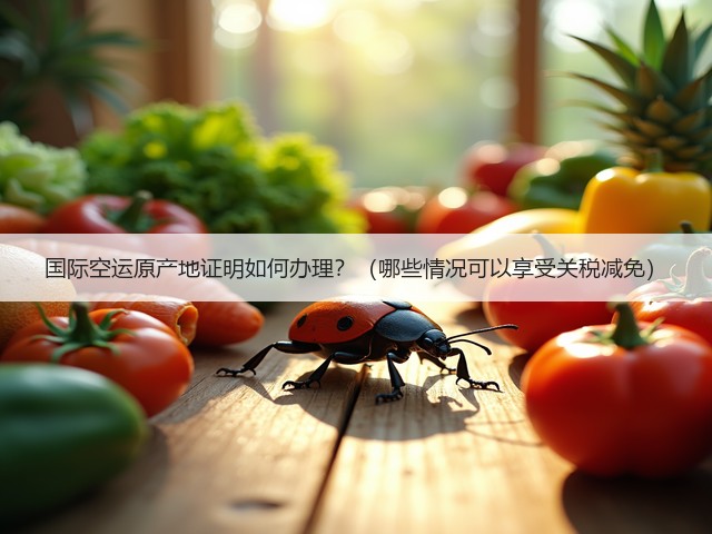 国际空运原产地证明如何办理?(哪些情况可以享受关税减免)(图3) 国际空运原产地证明如何办理?(哪些情况可以享受关税减免)(图3)