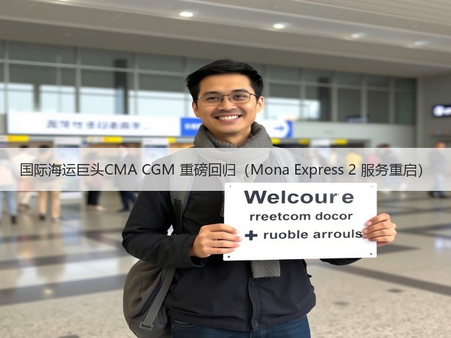 国际海运巨头CMA CGM 重磅回归(Mona Express 2 服务重启)(图3) 国际海运巨头CMA CGM 重磅回归(Mona Express 2 服务重启)(图3)