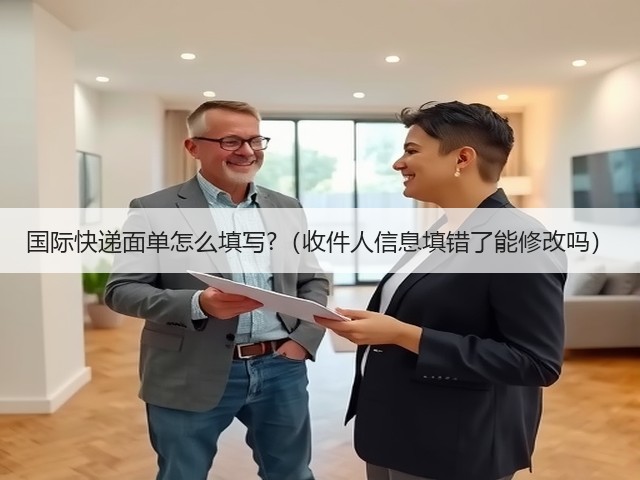 国际快递面单怎么填写?(收件人信息填错了能修改吗)(图2) 国际快递面单怎么填写?(收件人信息填错了能修改吗)(图2)