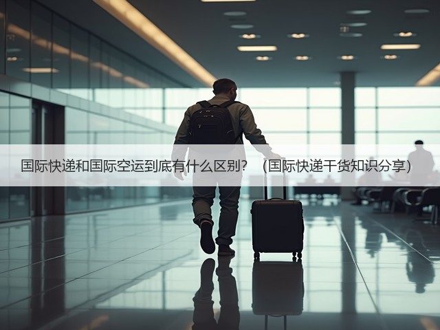 国际快递和国际空运到底有什么区别?(国际快递干货知识分享)(图1) 国际快递和国际空运到底有什么区别?(国际快递干货知识分享)(图1)