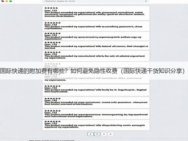 国际快递的附加费有哪些?如何避免隐性收费(国际快递干货知识分享)(图3) 国际快递的附加费有哪些?如何避免隐性收费(国际快递干货知识分享)(图3)