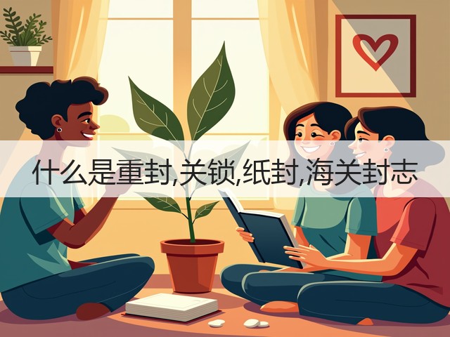 什么是重封,关锁,纸封,海关封志(图1)