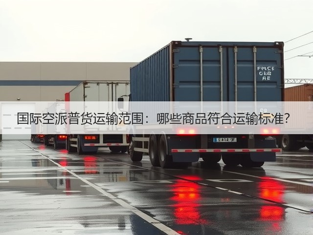 国际空派普货运输范围：哪些商品符合运输标准？(图3)