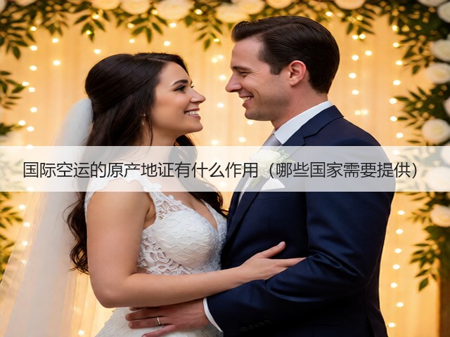 国际空运的原产地证有什么作用(哪些国家需要提供)(图1) 国际空运的原产地证有什么作用(哪些国家需要提供)(图1)