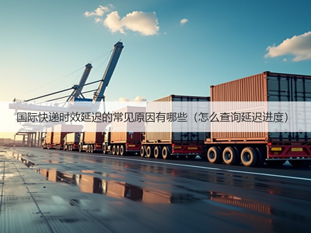 国际快递时效延迟的常见原因有哪些(怎么查询延迟进度)(图1) 国际快递时效延迟的常见原因有哪些(怎么查询延迟进度)(图1)