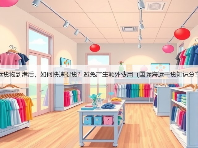 海运货物到港后，如何快速提货？避免产生额外费用（国际海运干货知识分享）(图1)