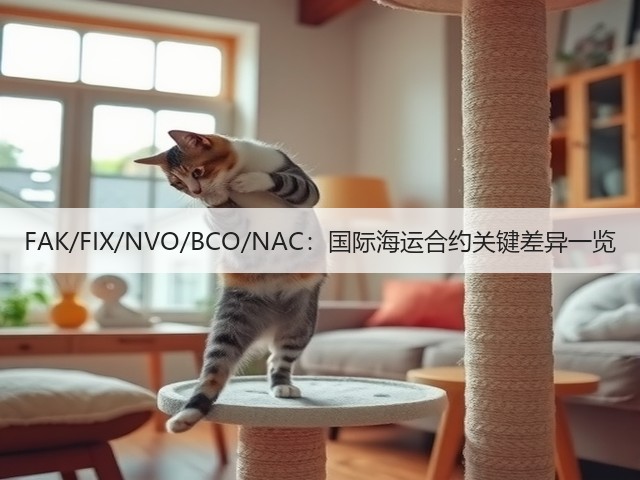 FAK/FIX/NVO/BCO/NAC：国际海运合约关键差异一览(图3)