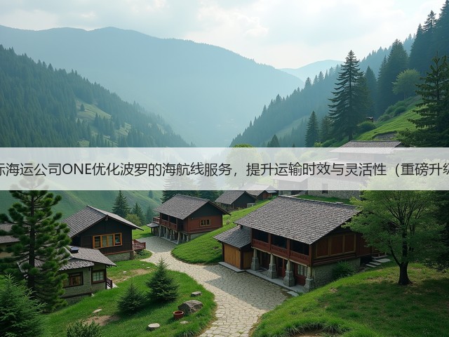 国际海运公司ONE优化波罗的海航线服务，提升运输时效与灵活性（重磅升级）(图1)