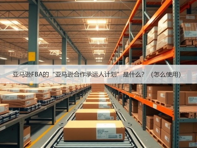 亚马逊FBA的“亚马逊合作承运人计划”是什么？（怎么使用）(图3)