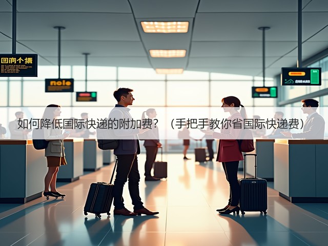 如何降低国际快递的附加费?(手把手教你省国际快递费)(图1) 如何降低国际快递的附加费?(手把手教你省国际快递费)(图1)
