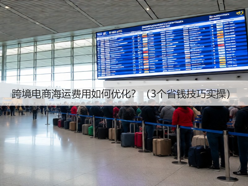 跨境电商海运费用如何优化？（3个省钱技巧实操）