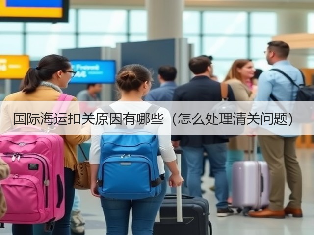 国际海运扣关原因有哪些（怎么处理清关问题）(图3)